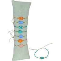 Lot de 35 Bracelets Poissons à pois et Tortues
